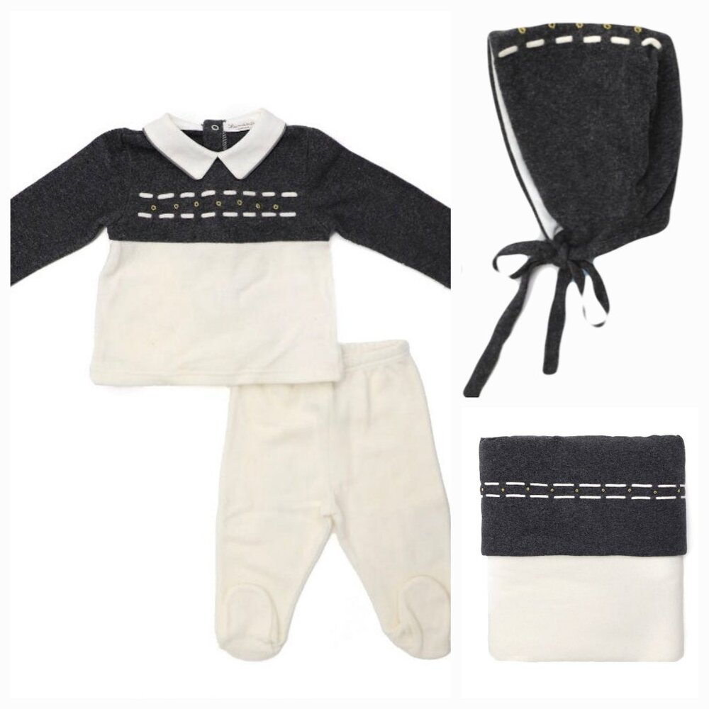 La Mascot 3M Baby 4Pc Outfit with Padded Blanket